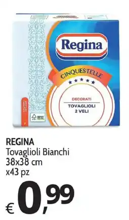 Primo Prezzo Regina Tovaglioli Bianchi offerta