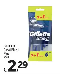 Primo Prezzo Gillette Rasoi Blue II Plus offerta