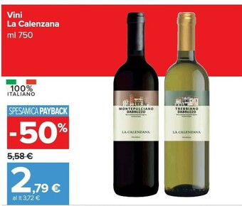 Carrefour Market Vini la calenzana offerta