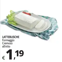 Primo Prezzo Lattebusche Formaggio Cremoso offerta