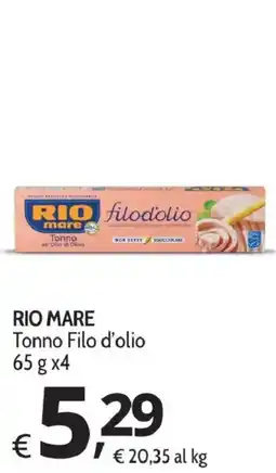 Primo Prezzo Rio Mare Tonno Filo d'olio offerta
