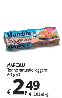Primo Prezzo Mareblu Tonno naturale leggero offerta