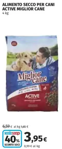 Coop Superstore Alimento secco per cani Active Miglior Cane offerta