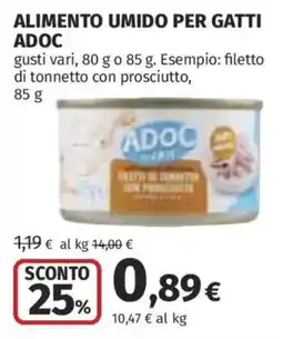 Coop Superstore Alimento umido per gatti ADOC offerta