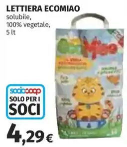 Coop Superstore Lettiera Ecomiao offerta