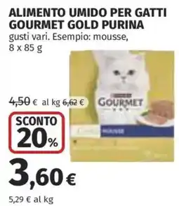 Coop Superstore Alimento umido per gatti Gourmet Gold Purina offerta