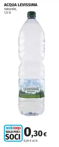 Coop Superstore Acqua Levissima offerta