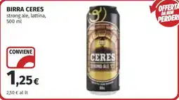 Coop Superstore Birra Ceres offerta