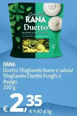 Primo Prezzo Rana Duetto Sfogliavelo burro e salvia offerta