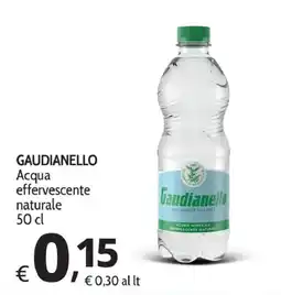 Primo Prezzo Acqua effervescente naturale Gaudianello offerta
