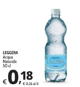 Primo Prezzo Acqua Naturale Leggera offerta