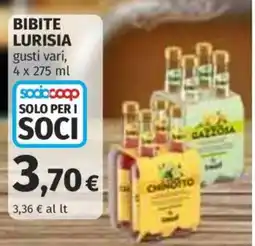 Coop Superstore Bibite Lurisia offerta