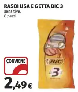 Coop Superstore Rasoi usa e getta Bic 3 sensitive offerta