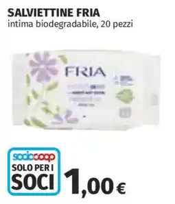 Coop Superstore Salviettine Fria intima biodegradabile offerta