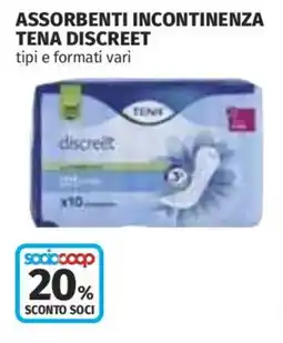 Coop Superstore Assorbenti incontinenza Tena Discreet offerta