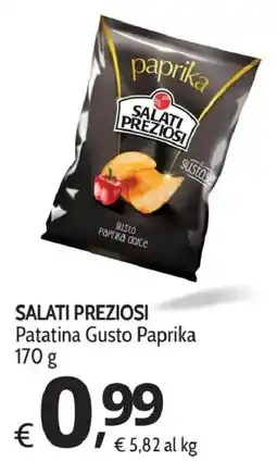 Primo Prezzo Salati Preziosi Patatina Gusto Paprika offerta