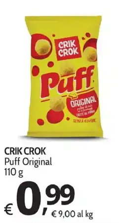 Primo Prezzo Crik Crok Puff Original offerta