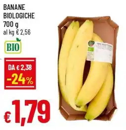 Famila Superstore Banane biologiche offerta