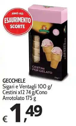 Primo Prezzo Gecchele Cestini per gelato offerta