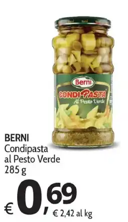 Primo Prezzo Berni Condipasta al Pesto Verde offerta