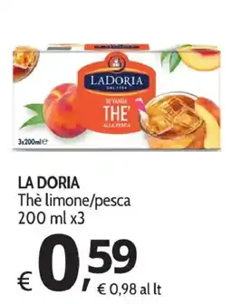 Primo Prezzo La Doria Thè limone/pesca offerta