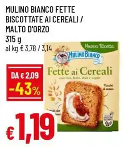 Famila Superstore Mulino Bianco Fette ai Cereali offerta