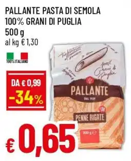 Famila Superstore Pallante pasta di semola offerta