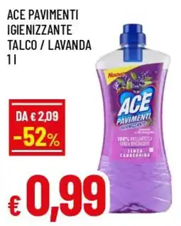 Famila Superstore Ace pavimenti igienizzante talco / lavanda offerta