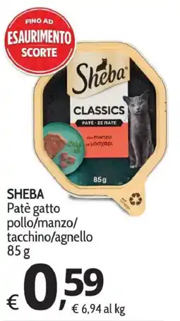 Primo Prezzo Sheba Patè gatto offerta