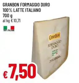 Famila Superstore GranBon formaggio duro offerta
