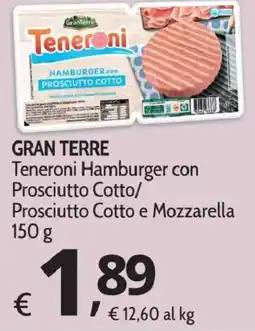 Primo Prezzo Teneroni Hamburger con Prosciutto Cotto offerta
