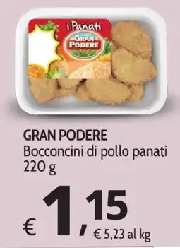 Primo Prezzo Gran Podere Bocconcini di pollo panati offerta