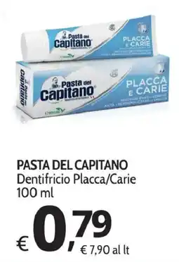 Primo Prezzo Pasta del Capitano Dentifricio Placca/Carie offerta