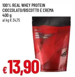 Famila Superstore 100% Real Whey Protein offerta
