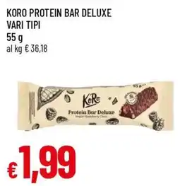 Famila Superstore Koro Protein Bar Deluxe offerta