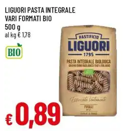 Famila Superstore Pasta integrale biologica Liguori offerta