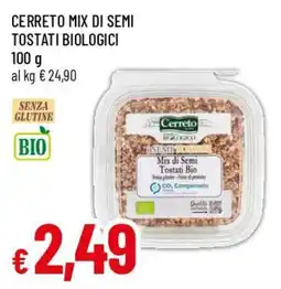 Famila Superstore Ceretto mix di semi tostati biologici offerta
