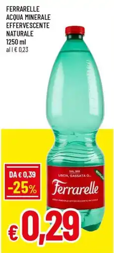 Famila Superstore Ferrarelle acqua minerale effervescente naturale offerta