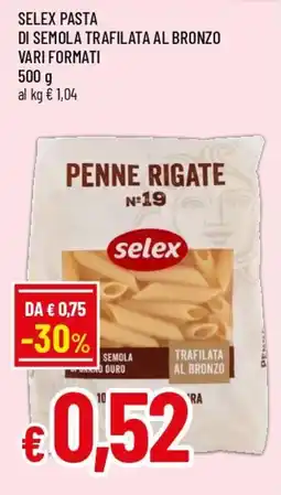 Famila Superstore Penne rigate Selex offerta