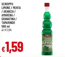 Famila Superstore Sciroppo menta offerta
