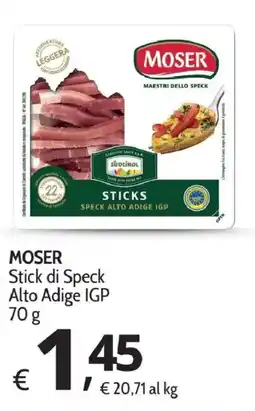 Primo Prezzo Moser Stick di Speck Alto Adige IGP offerta