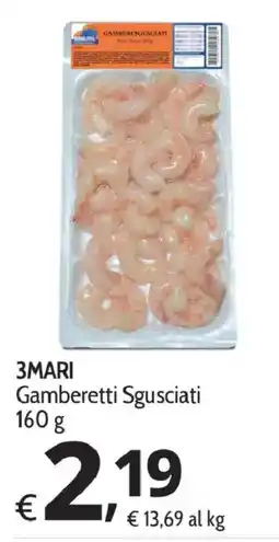 Primo Prezzo 3MARI Gamberetti Sgusciati offerta