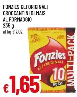 Famila Superstore Fonzies gli originali croccantini di mais al formaggio offerta