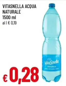 Famila Superstore VitaSnella acqua naturale offerta