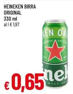 Famila Superstore Heineken birra original offerta