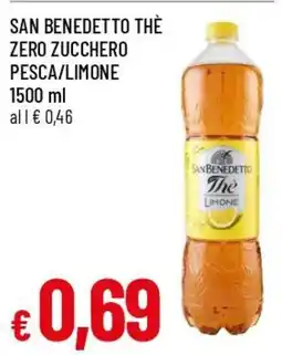 Famila Superstore San Benedetto Thè Zero Zucchero Pesca/Limone offerta