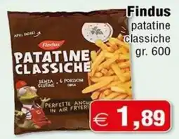 Magazzini Smart Findus patatine classiche offerta