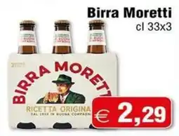Magazzini Smart Birra Moretti offerta