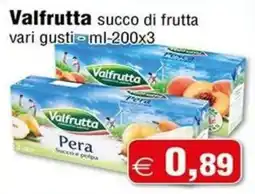 Magazzini Smart Valfrutta succo di frutta offerta