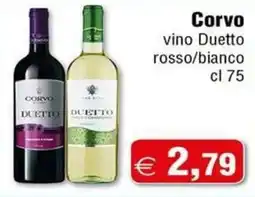 Magazzini Smart Corvo vino Duetto offerta